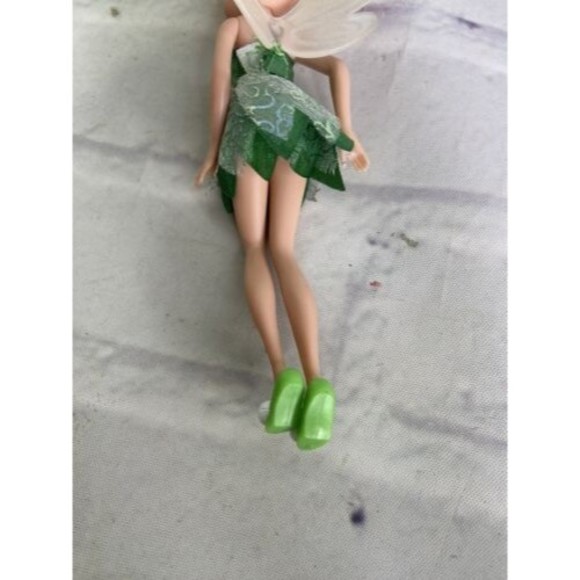 Jakks Pacific Disney Fairies Tinker Bell Fairy Mini Doll With Wings Shoes 2010 - Picture 4 of 6